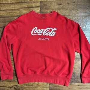 Coca-Cola (Atlanta) • Vintage • Red/White • Embroidery • X-Large • Sweater